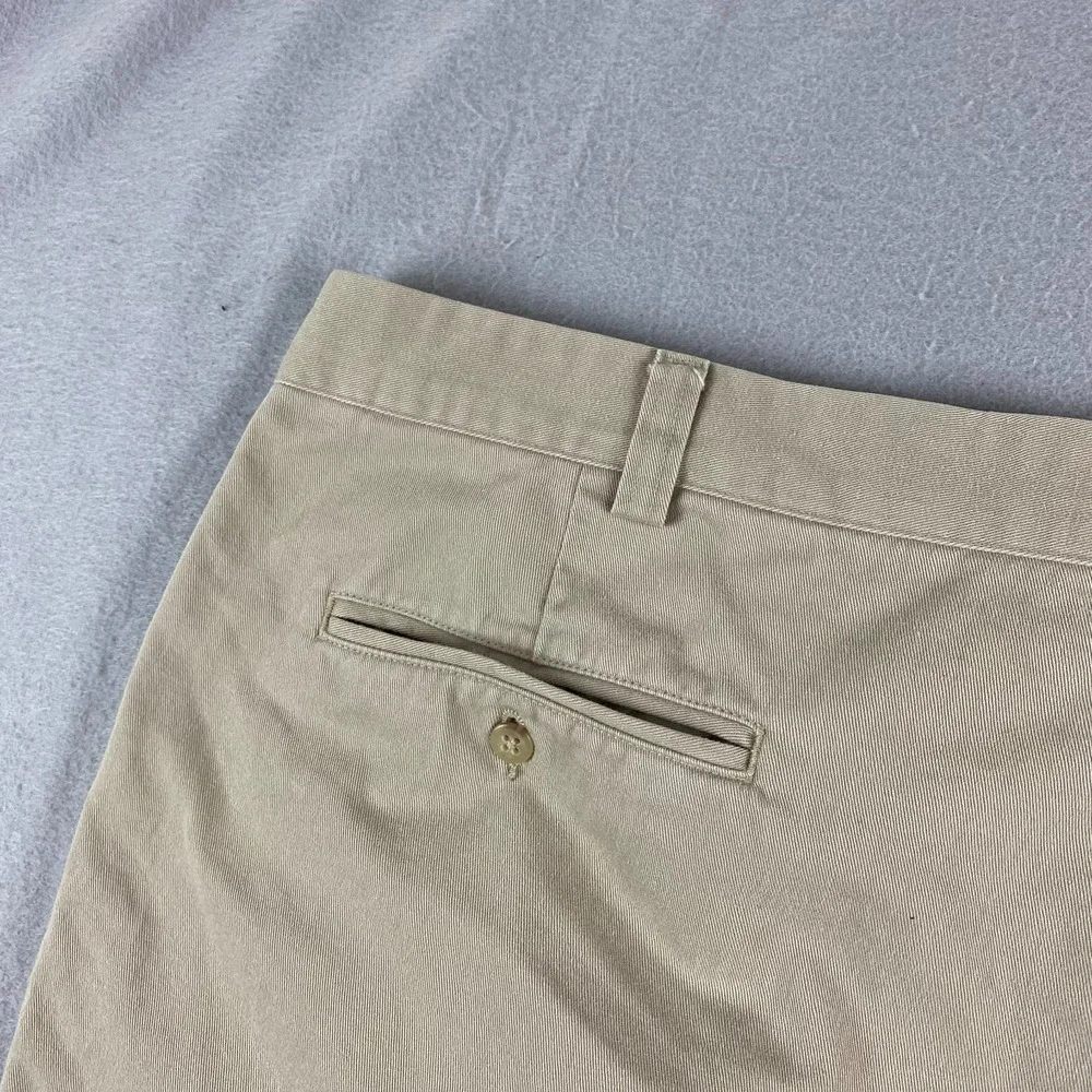 Vintage Polo Ralph Lauren Tyler Shorts Mens 44 Khaki Pleated Chino 8